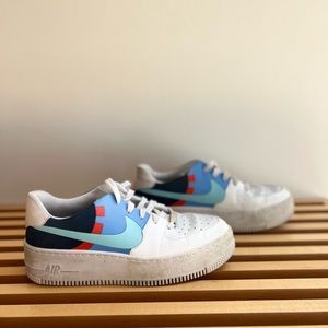 Nike Air Force 1 Platform - Customized